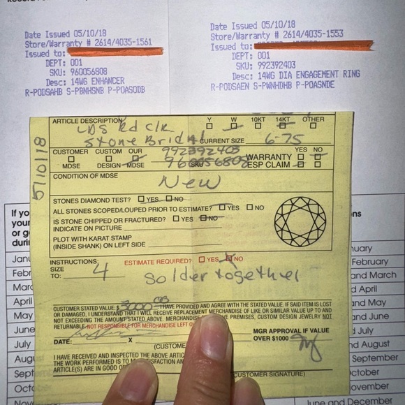 Kay jeweler engagement/Wedding Ring in one! - Picture 5 of 14